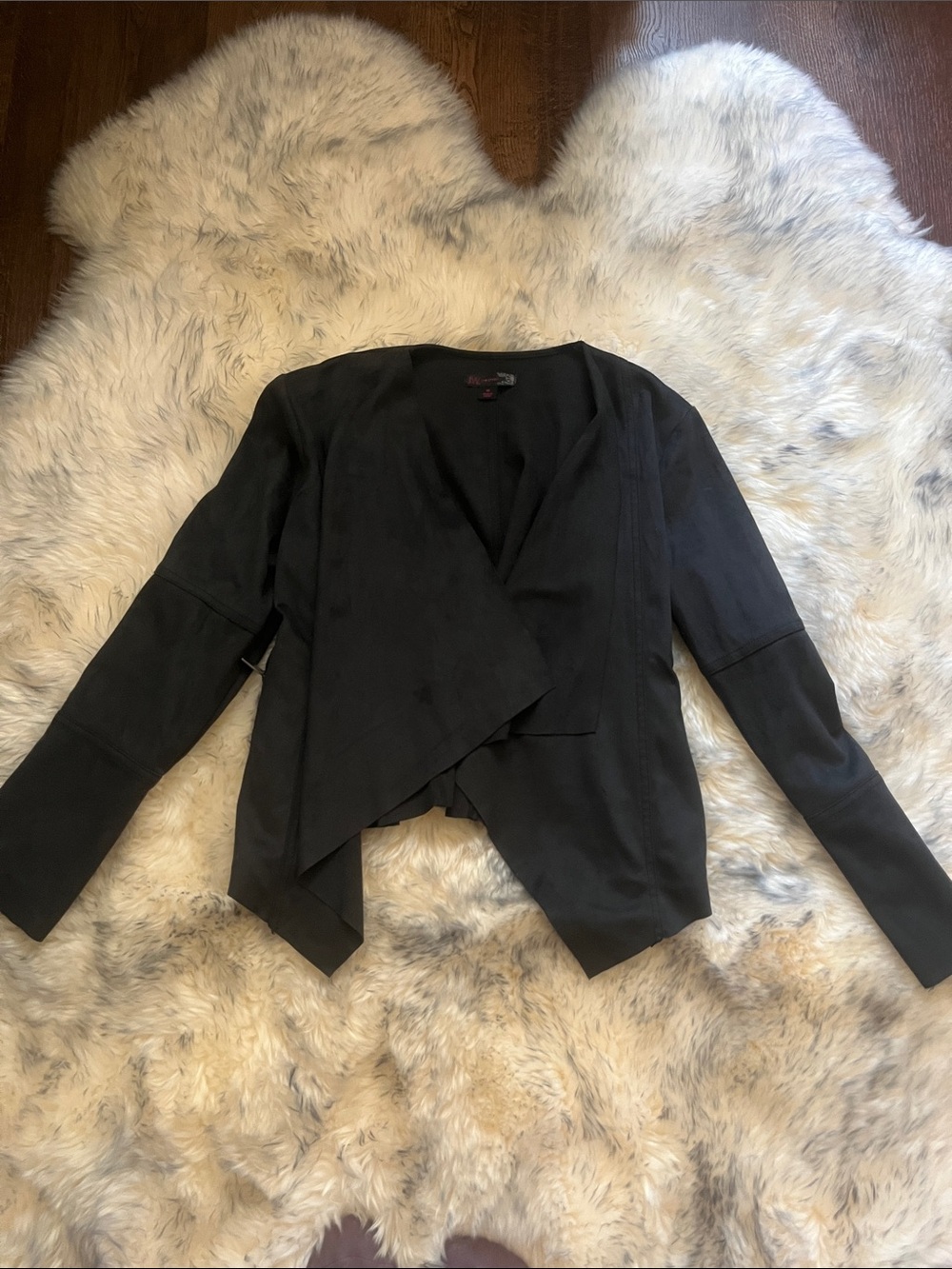 Like new super soft Draped Open-Front Women's Jacket